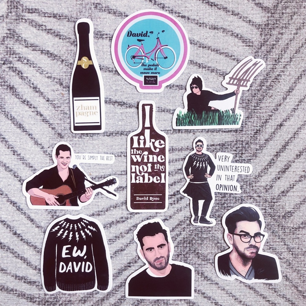 Schitts Creek Sticker Pack Set 4 - David